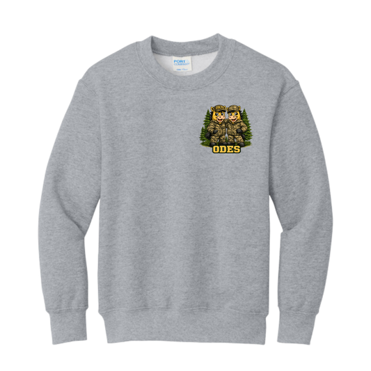 Youth Old Dock Elementary School Colts Camo Mascot Sweatshirt