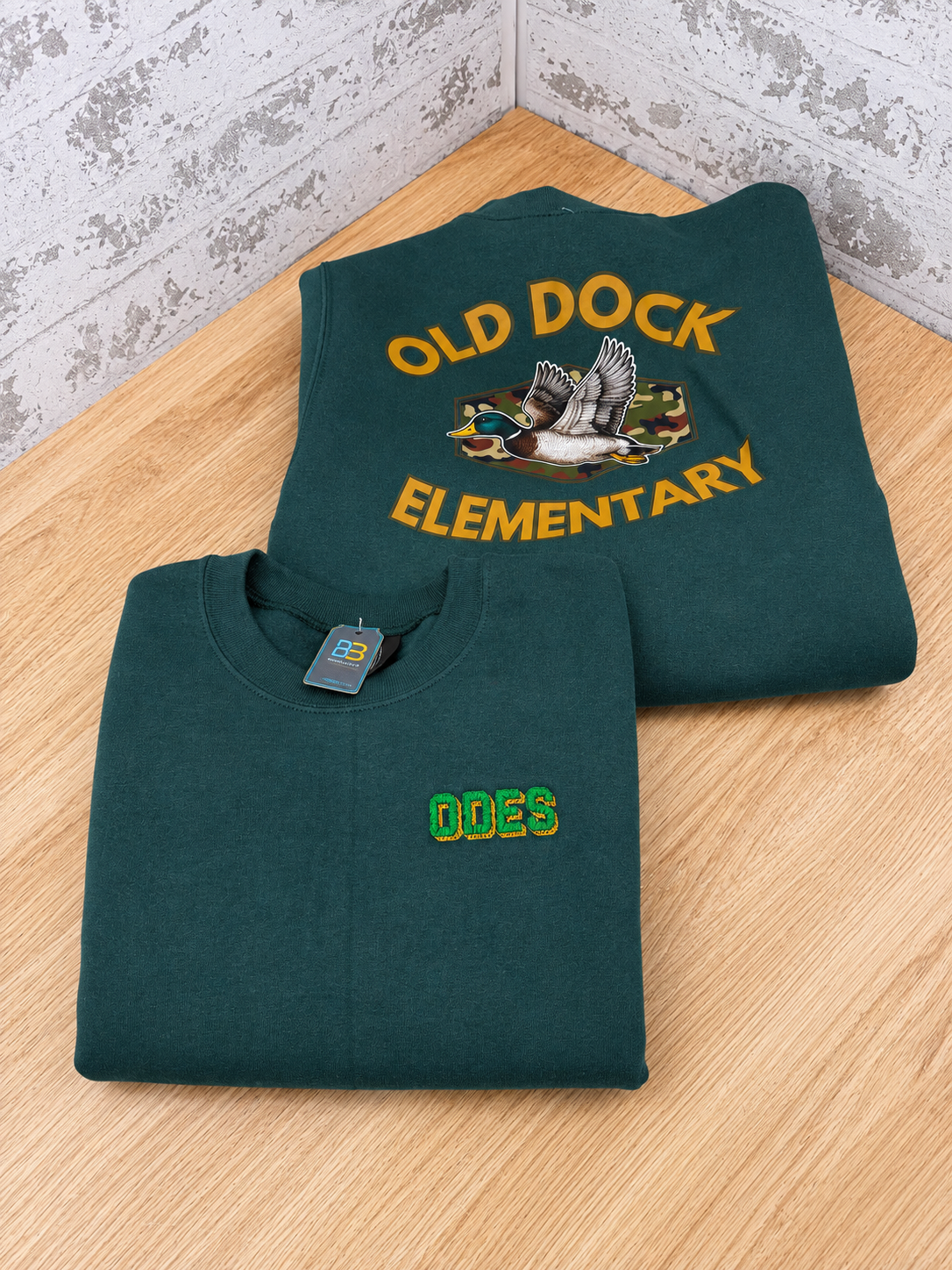 Youth Old Dock Colts ODES School Spirit Crewneck Sweatshirt