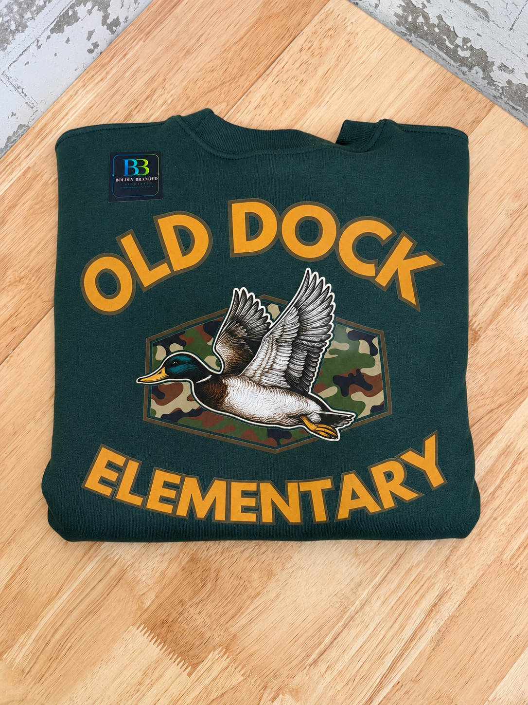 Youth Old Dock Colts ODES School Spirit Crewneck Sweatshirt