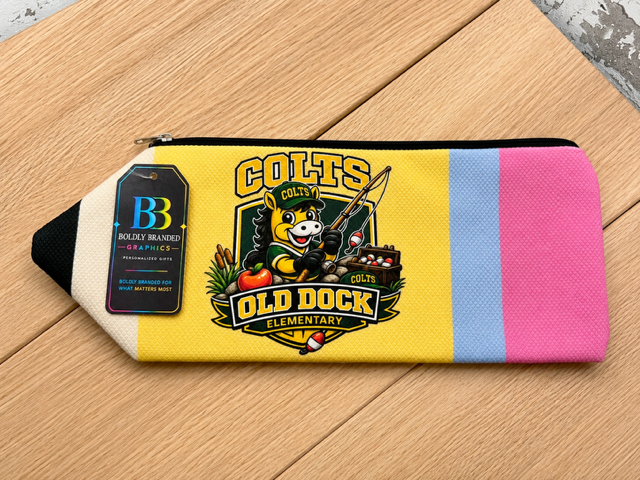 School Spirit Pencil Zipper Pouch