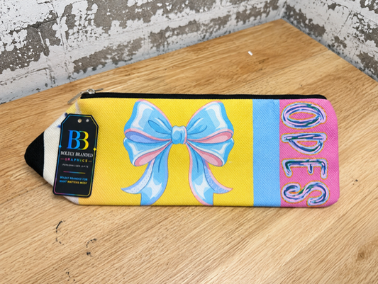 School Spirit Pencil Zipper Pouch