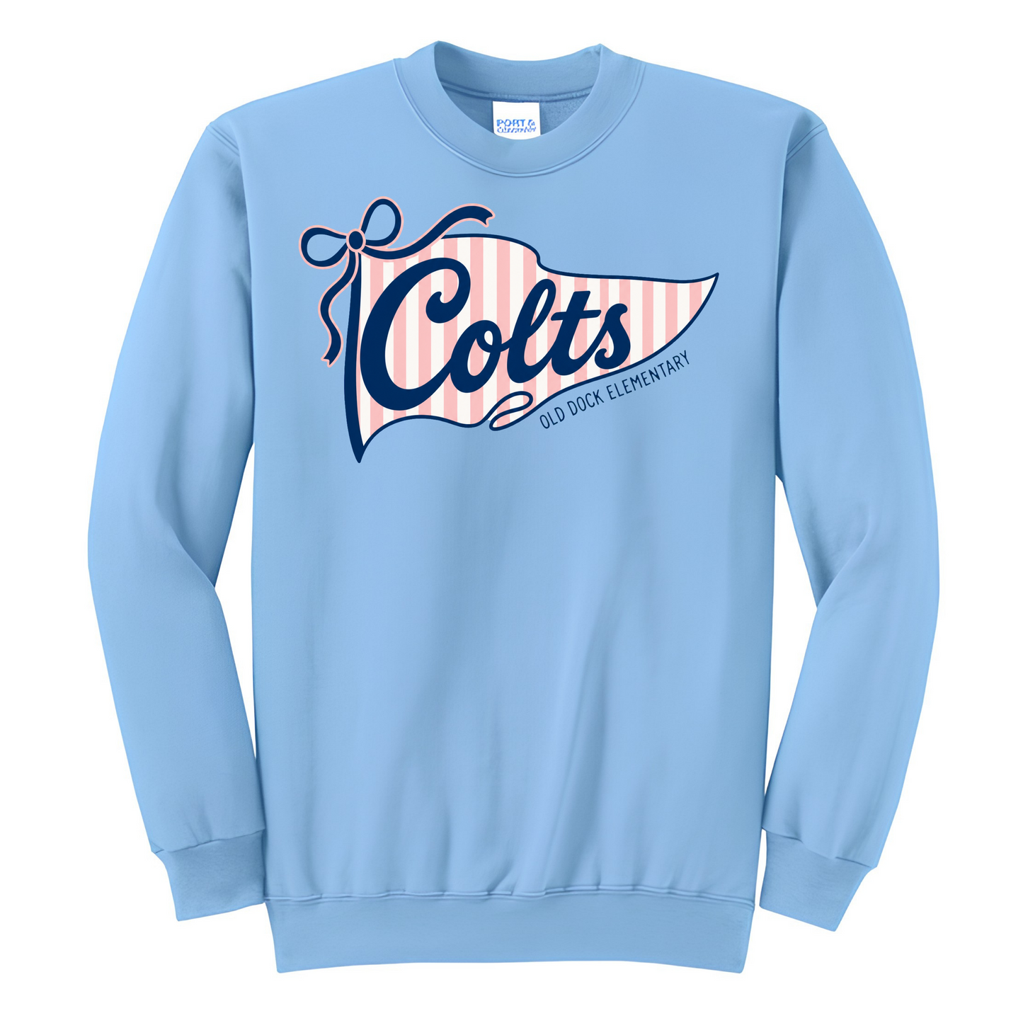 Adult Old Dock Elementary Colts Spirit T-Shirt – Sweater