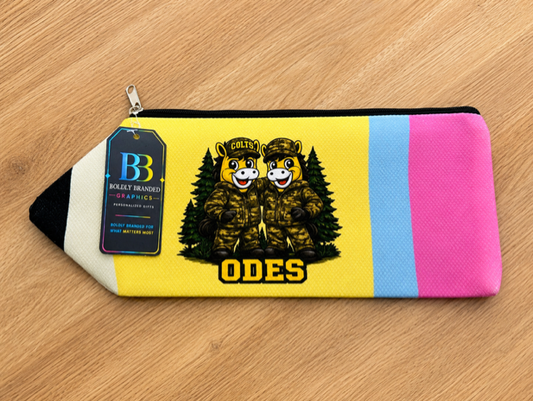 School Spirit Pencil Zipper Pouch