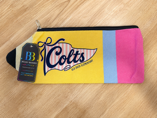 School Spirit Pencil Zipper Pouch