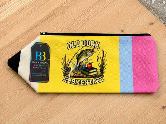 School Spirit Pencil Zipper Pouch