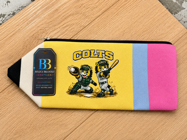 School Spirit Pencil Zipper Pouch