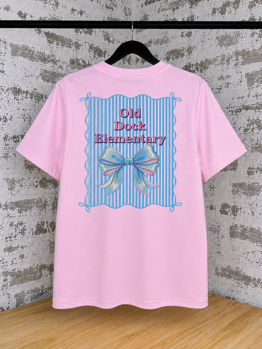 Youth - Old Dock Elementary Bow Spirit Shirt | Youth & Adult Sizes | Front or Front